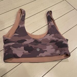 Lululemon camouflage reversible bra- size 6- no tags